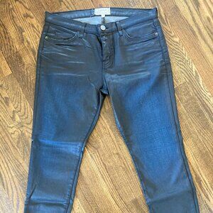 Current/Elliott Skinny jeans, blue/black, semi-waxed